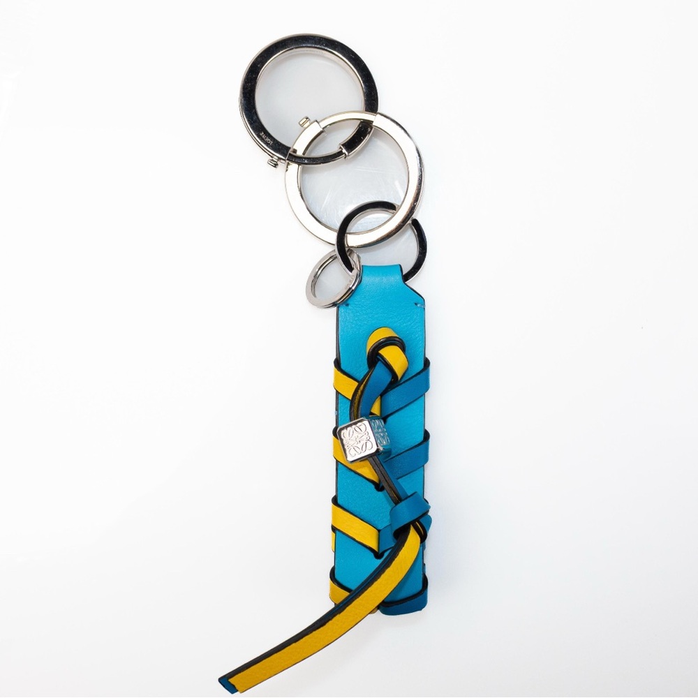Loewe Blue and Yellow Keychain